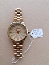 Orologio HOOPS DONNA acciaio brillanti sintetici tono oro