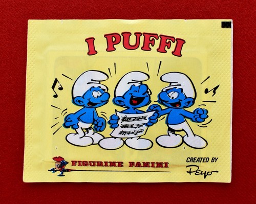 Puffi bustina di figurine - i,