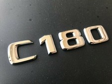 MERCEDES C 180 LOGO SIGLA EMBLEMA FREGIO STEMMA SCRITTA TARGHETTA BADGE PLACCA