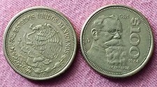 🇲🇽 MESSICO MEXICO 🇲🇽 MONETA COIN $ 100 DOLLARI MESSICANI 1984 VECCHIO CONIO