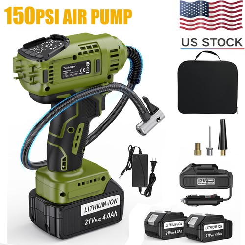 Car air tire pump inflator - car,