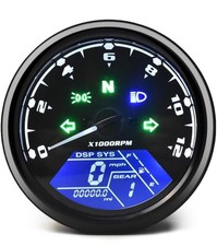 tachimetro universale moto /scooter 12000giri, tachimetro e indicatore marcia