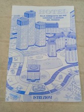 Gioco In Scatola Hotel Parker Brothers. Manuale d'istruzioni