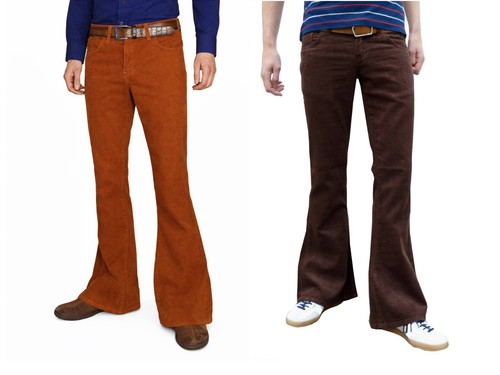 Pantalone uomo retrò fondo - , a
