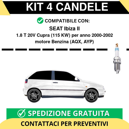 Kit candele per seat ibiza - seat,
