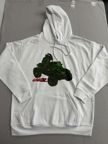 Felpa con cappuccio gorillaz - felpa,