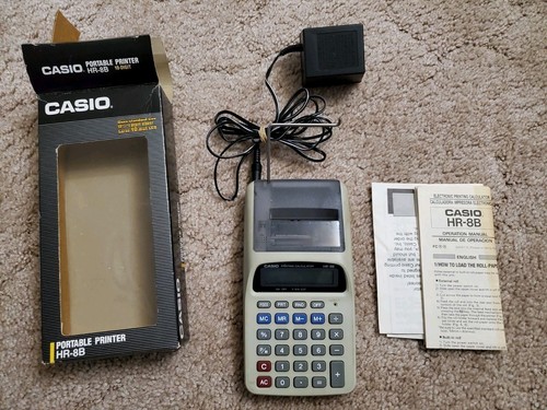 Casio calcolatrice tasse - hr-8b,