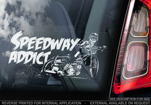 Speedway addict adesivo - speedway,
