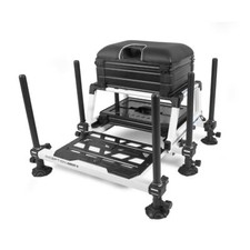 Preston Inception Stazione - Bianco Edizione/Carbone Pesca Paniere Seatbox