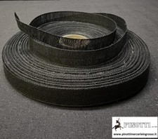 NASTRO PASSAFINO FETTUCCIA BINDELLO IN PURO COTONE ALTO MM. 13- ROTOLO DA 50 MT