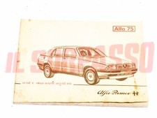 LIBRETTO USO E MANUTENZIONE