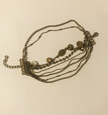 Bracciale tono argento con
