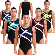 Men's Sleeveless Leotard Gym