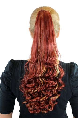 Toupet treccia rosso biondo - rosso,