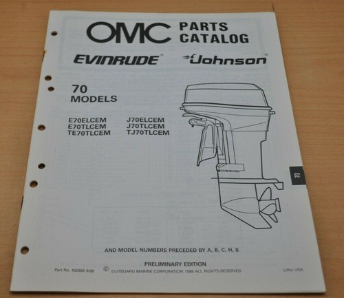 Omc johnson evinrude models - omc, 70