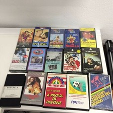 11x VIDEOCASSETTE VARIE VHS DOMOVIDEO CINEHOLYWOOD RAI MINERVA HOME VIDEO STOCK