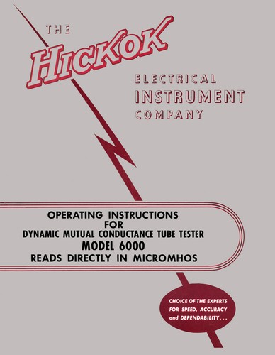 Hickok 6000 dynamic - hickok,