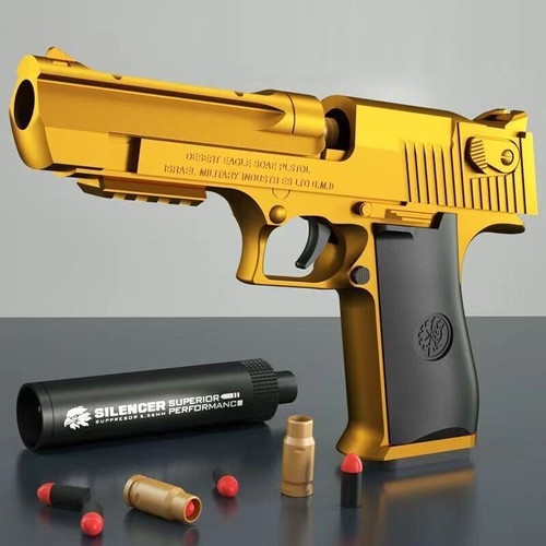 Pistola giocattolo gold desert - pistola,