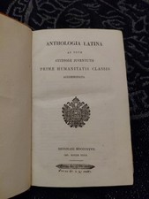 Libro Antico 1827 - Anthologia