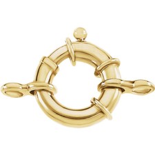 14K Solid Gold or Silver Super