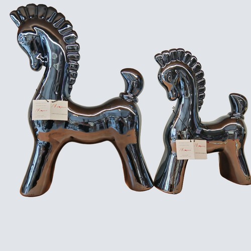 Cavalli decorativi blu - cavalli,