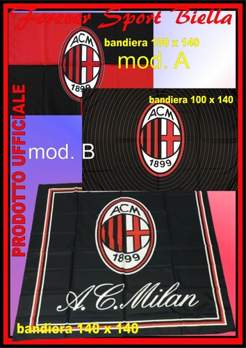 Bandiere ufficiali milan - ac,