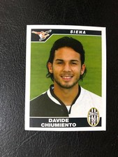 FIGURINA CALCIATORI PANINI 2004/05 SIENA CHIUMENTO n 451 NUOVA CON VELINA