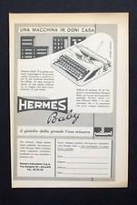 C646 - Advertising Pubblicità - 1953 - HERMES BABY MACCHINA DA SCRIVERE PAILLARD