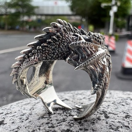 Anello drago vintage ala - drago,