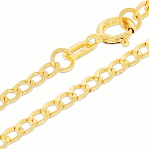 14k oro giallo 2mm - 2mm, italiano