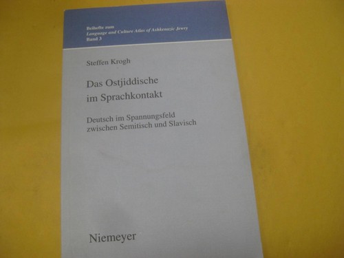 Das ostjiddische - ostjiddische, im