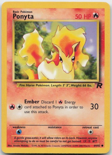 Ponyta common team - ponyta,