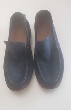 Clarks Suede Mocassins Navy 10m Model JMH 16501  Pristine