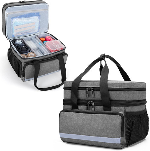 Borsa medica doppia organizer - borsa,