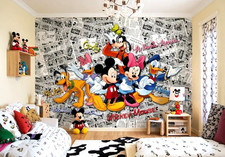 Carta parati mickey mouse - carta,