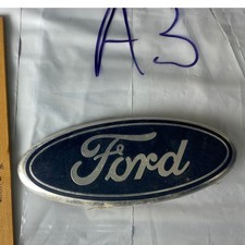 Ford Oval Emblem Metal Chrome