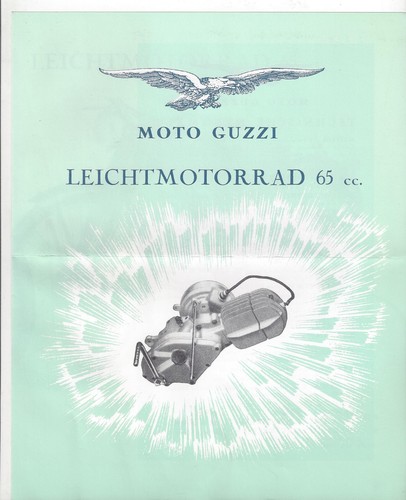 Moto guzzi motoleggera - guzzi, 65