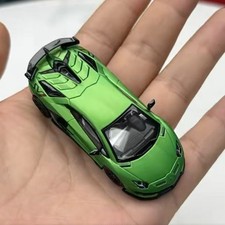JY Lamborghini SVJ modellino auto pressofuso base ferro pneumatici gomma collezione regalo 1/64