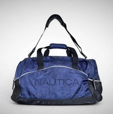 Borsone Nautica Borsone Viaggio Palestra Weekender Blu Navy Scomparto Scarpiera Espandibile
