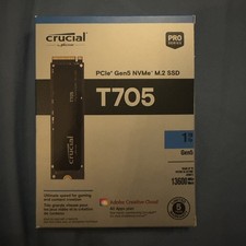 SSD Crucial 1TB T705 PCIe Gen