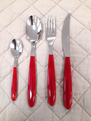 Set posate acciaio inox - set,