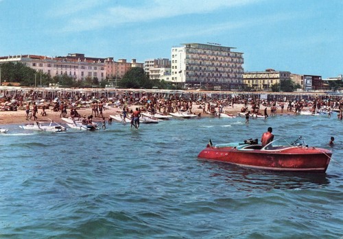 Cartolina animata 1965 italia - cartolina,