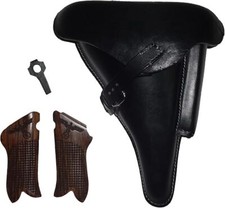 WW2 9mm German P.08 P08 Hardshell Luger riproduzione fondina pistola