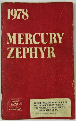 Mercury zephyr 1978 auto - zephyr,