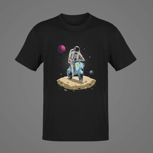 Retro vespa astronaut - -, unisex