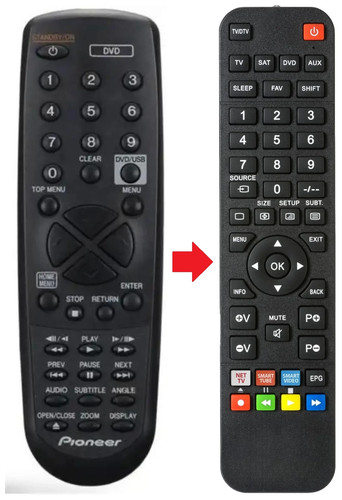 Telecomando adatto per - , pioneer