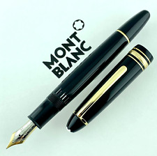 MONTBLANC MEISTERSTUCK 146 STILOGRAFICA PENNA STILO FOUNTAIN PEN GOLD NIB FINE
