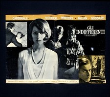 GLI INDIFFERENTI fotobusta poster Claudia Cardinale Tomas Milian Winters DC24