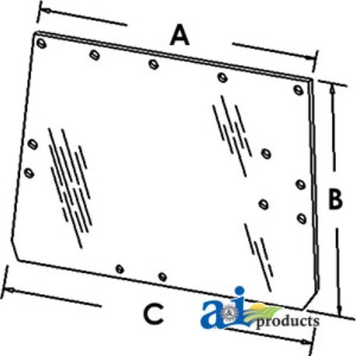 L39247 vetro cabina posteriore - l39247,