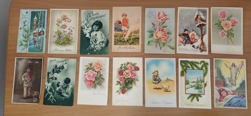 Lotto cartoline augurali - 72,
